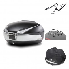 Rear trunk + mounting hardware + accessories  SH48 TITANIUM PREMIUM