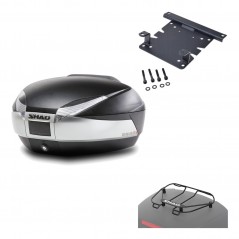 Back trunk + big top fitting + top grid rack  SH48 TITANIUM PREMIUM