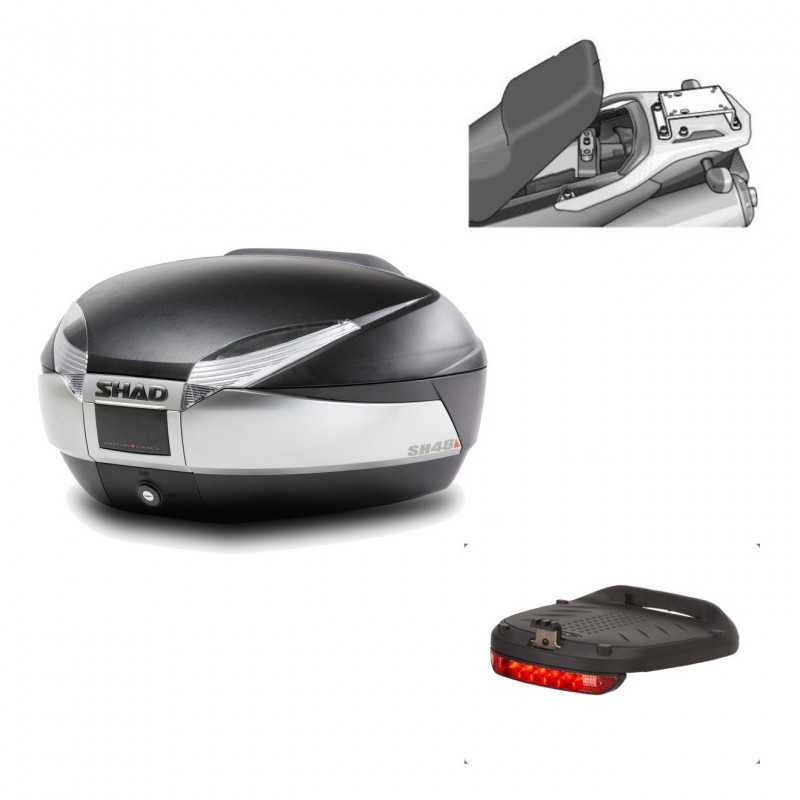 Back trunk + big top fitting + brake light  SH48 TITANIUM PREMIUM