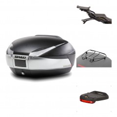 Rear trunk + mounting hardware + accessories  SH48 TITANIUM PREMIUM
