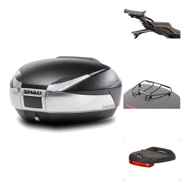 Rear trunk + mounting hardware + accessories  SH48 TITANIUM PREMIUM