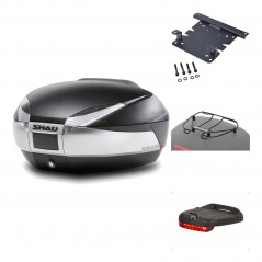 Rear trunk + mounting hardware + accessories  SH48 TITANIUM PREMIUM