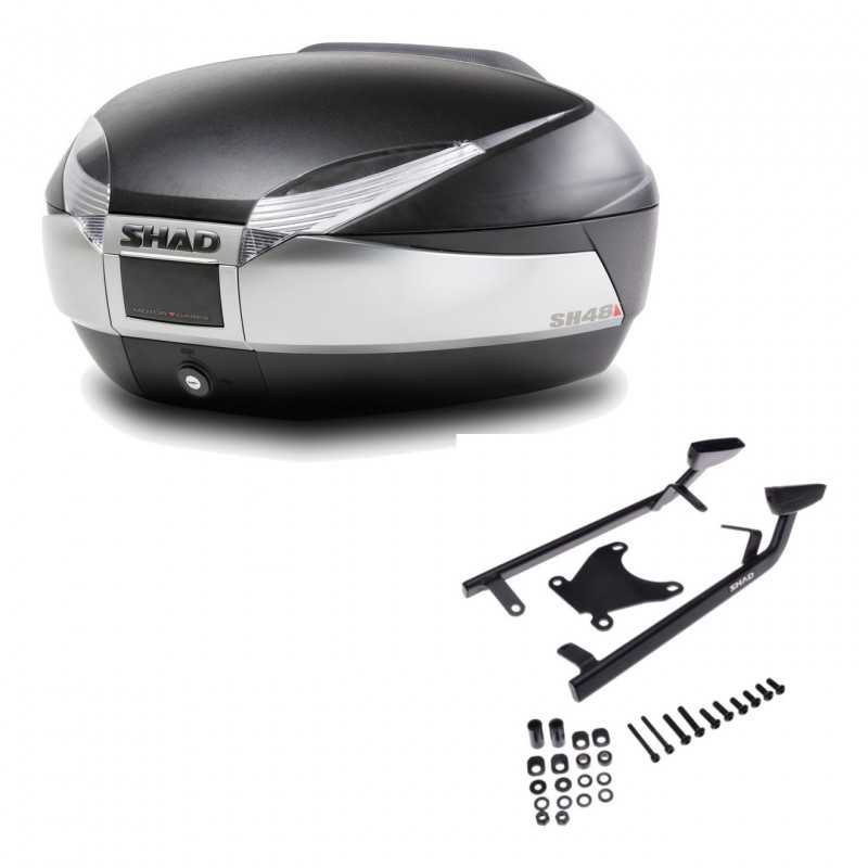 SHAD Baul trasero + herraje montaje SH48 TITANIUM PREMIUM KIT-185623