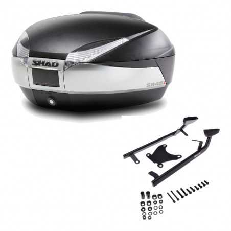 SHAD Baul trasero + herraje montaje SH48 TITANIUM PREMIUM KIT-185623