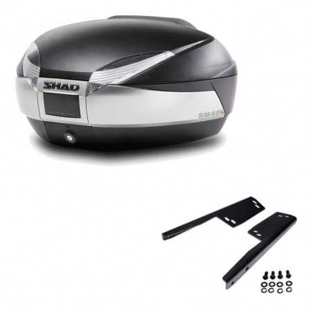 SHAD Baul trasero + herraje montaje SH48 TITANIUM PREMIUM KIT-186023