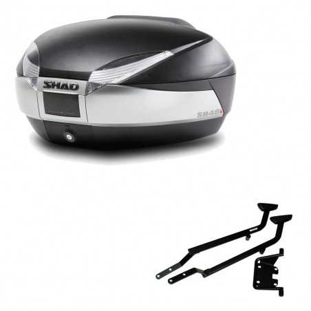 SHAD Baul trasero + herraje montaje SH48 TITANIUM PREMIUM KIT-185823