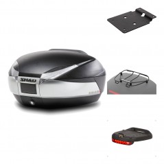 Rear trunk + mounting hardware + accessories  SH48 TITANIUM PREMIUM