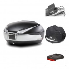 Rear trunk + mounting hardware + accessories  SH48 TITANIUM PREMIUM