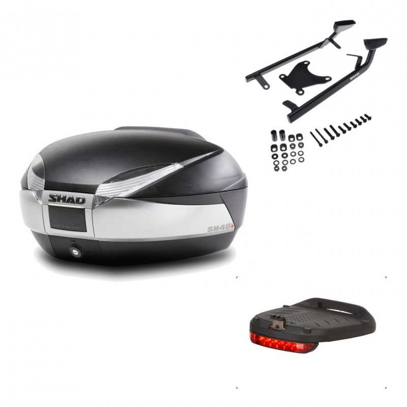 Back trunk + big top fitting + brake light  SH48 TITANIUM PREMIUM