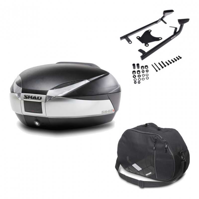 Back trunk + big top fitting + internal bag  SH48 TITANIUM PREMIUM