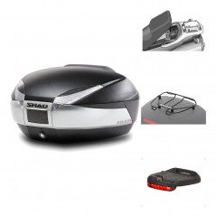 Rear trunk + mounting hardware + accessories  SH48 TITANIUM PREMIUM