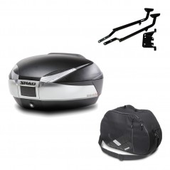 Back trunk + big top fitting + internal bag  SH48 TITANIUM PREMIUM