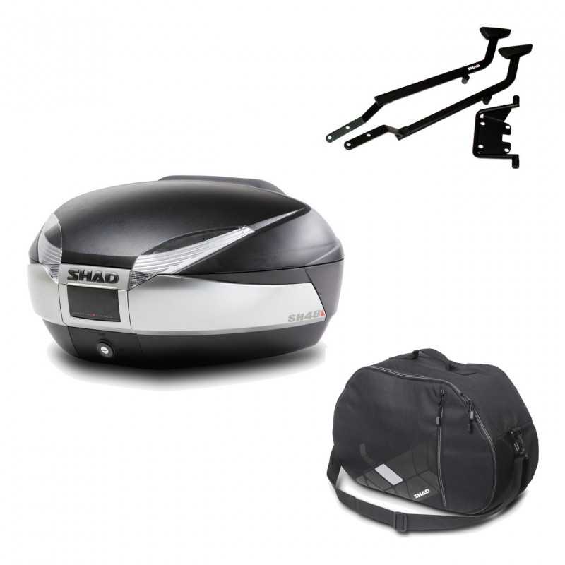 Back trunk + big top fitting + internal bag  SH48 TITANIUM PREMIUM