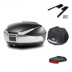 Rear trunk + mounting hardware + accessories  SH48 TITANIUM PREMIUM