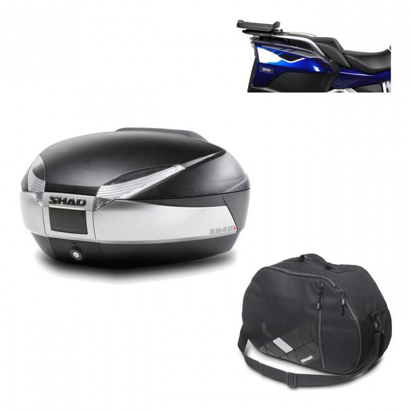 Back trunk + big top fitting + internal bag  SH48 TITANIUM PREMIUM