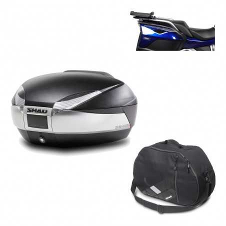 Back trunk + big top fitting + internal bag SH48 TITANIUM PREMIUM