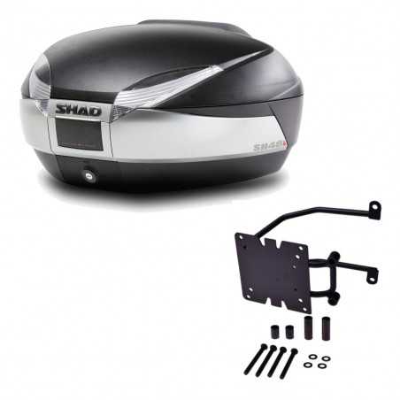 SHAD Baul trasero + herraje montaje SH48 TITANIUM PREMIUM KIT-185727