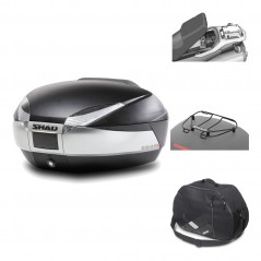 Rear trunk + mounting hardware + accessories  SH48 TITANIUM PREMIUM