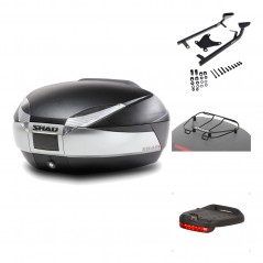 Rear trunk + mounting hardware + accessories  SH48 TITANIUM PREMIUM