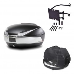 Back trunk + big top fitting + internal bag  SH48 TITANIUM PREMIUM