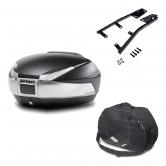 Back trunk + big top fitting + internal bag  SH48 TITANIUM PREMIUM