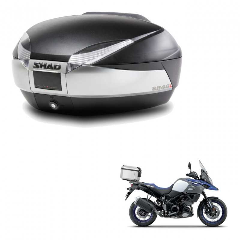 SHAD Baul trasero + herraje montaje SH48 TITANIUM PREMIUM KIT-185679