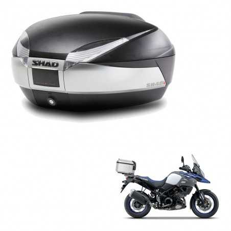 SHAD Baul trasero + herraje montaje SH48 TITANIUM PREMIUM KIT-185679