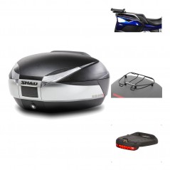 SHAD Baul trasero + herraje montaje accesorios SH48 TITANIUM PREMIUM KIT-185980