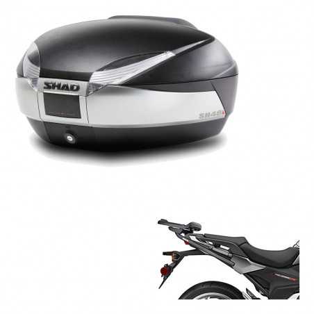 SHAD Baul trasero + herraje montaje SH48 TITANIUM PREMIUM KIT-186079