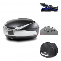 Rear trunk + mounting hardware + accessories  SH48 TITANIUM PREMIUM