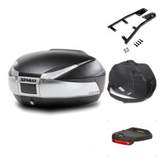 Rear trunk + mounting hardware + accessories  SH48 TITANIUM PREMIUM