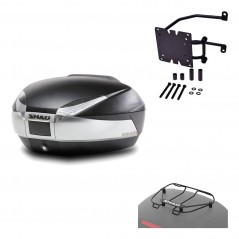 Back trunk + big top fitting + top grid rack  SH48 TITANIUM PREMIUM