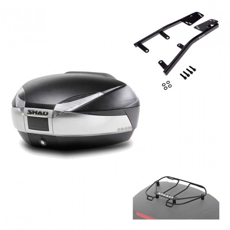 Back trunk + big top fitting + top grid rack  SH48 TITANIUM PREMIUM