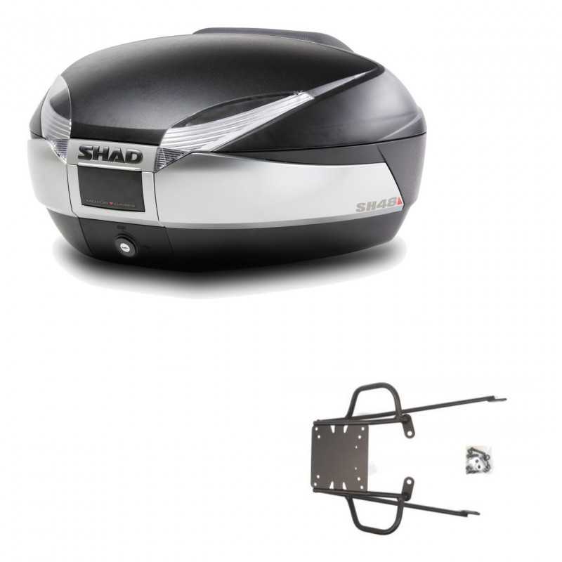 SHAD Baul trasero + herraje montaje SH48 TITANIUM PREMIUM KIT-185631