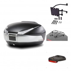 Rear trunk + mounting hardware + accessories  SH48 TITANIUM PREMIUM