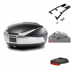 Rear trunk + mounting hardware + accessories  SH48 TITANIUM PREMIUM