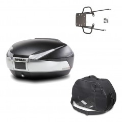 Back trunk + big top fitting + internal bag  SH48 TITANIUM PREMIUM