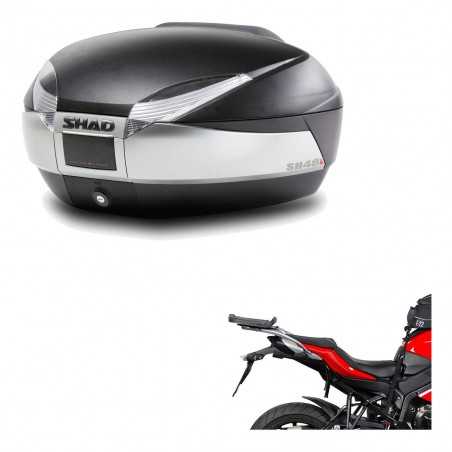 SHAD Baul trasero + herraje montaje SH48 TITANIUM PREMIUM KIT-185983