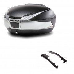 SHAD Baul trasero + herraje montaje SH48 TITANIUM PREMIUM KIT-185831