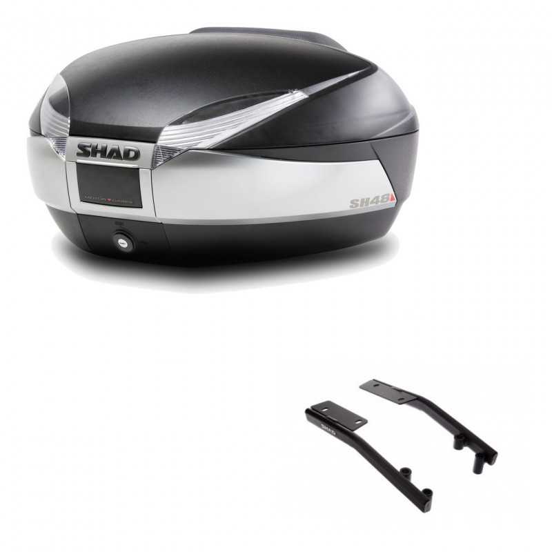 SHAD Baul trasero + herraje montaje SH48 TITANIUM PREMIUM KIT-185831