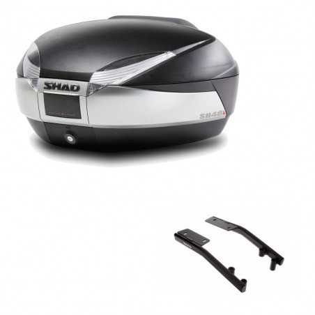 SHAD Baul trasero + herraje montaje SH48 TITANIUM PREMIUM KIT-185831