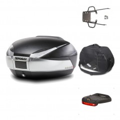 Rear trunk + mounting hardware + accessories  SH48 TITANIUM PREMIUM