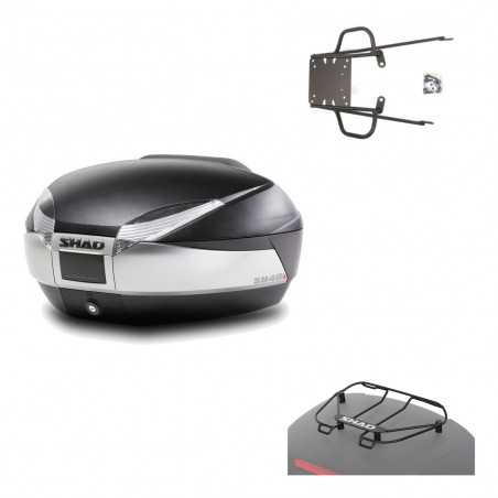 Back trunk + big top fitting + top grid rack  SH48 TITANIUM PREMIUM