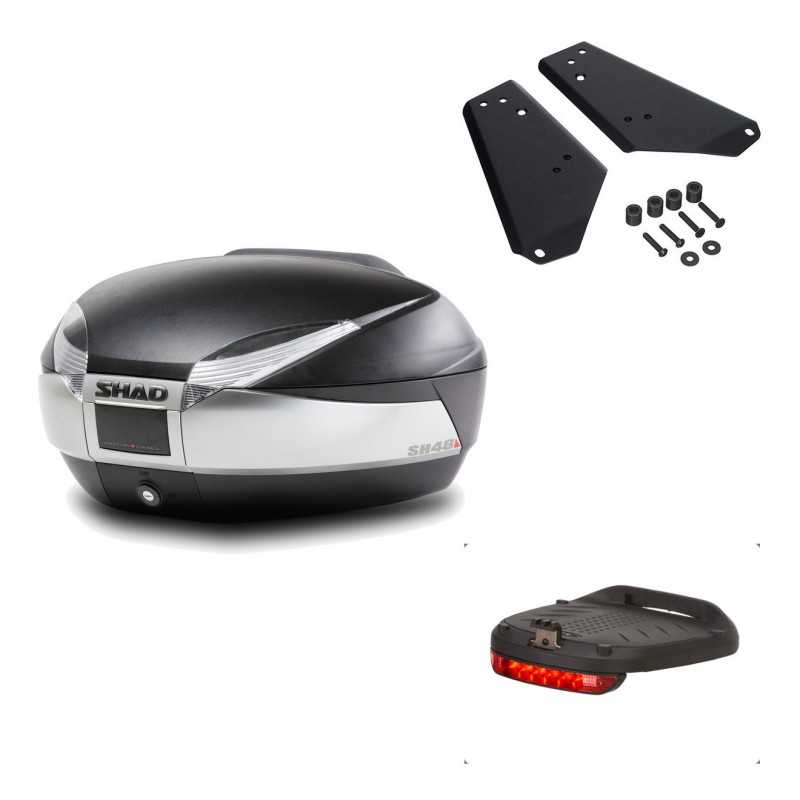 Back trunk + big top fitting + brake light  SH48 TITANIUM PREMIUM