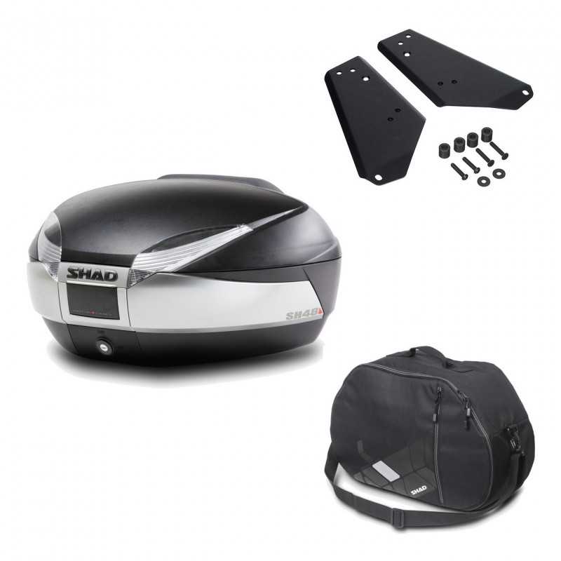 Back trunk + big top fitting + internal bag  SH48 TITANIUM PREMIUM
