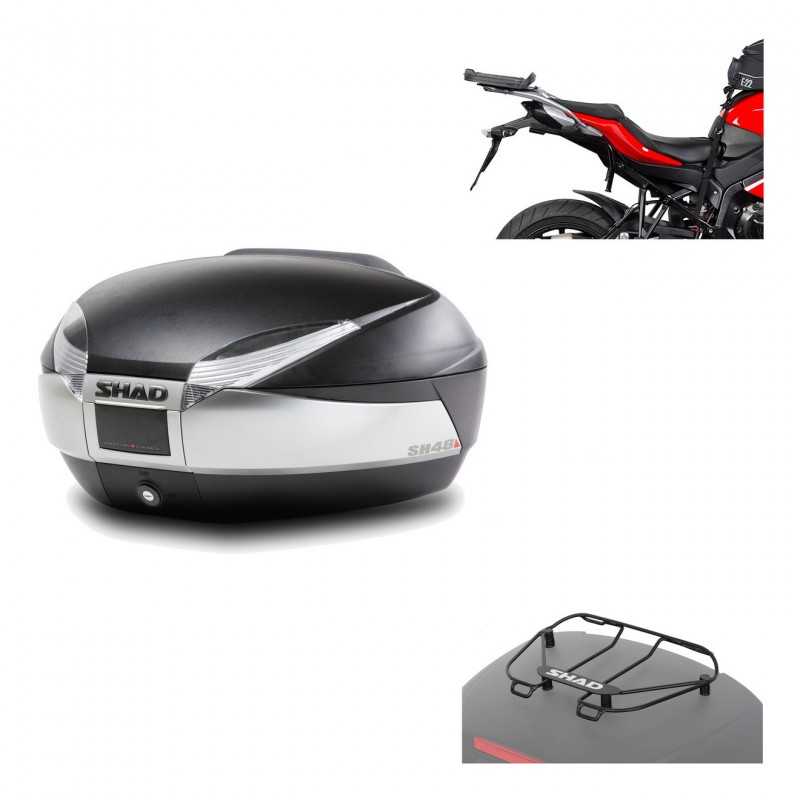 Back trunk + big top fitting + top grid rack  SH48 TITANIUM PREMIUM