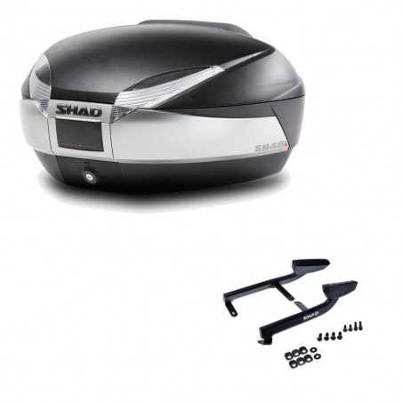 SHAD Baul trasero + herraje montaje SH48 TITANIUM PREMIUM KIT-185935