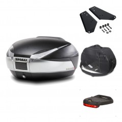Rear trunk + mounting hardware + accessories  SH48 TITANIUM PREMIUM