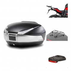 Rear trunk + mounting hardware + accessories  SH48 TITANIUM PREMIUM