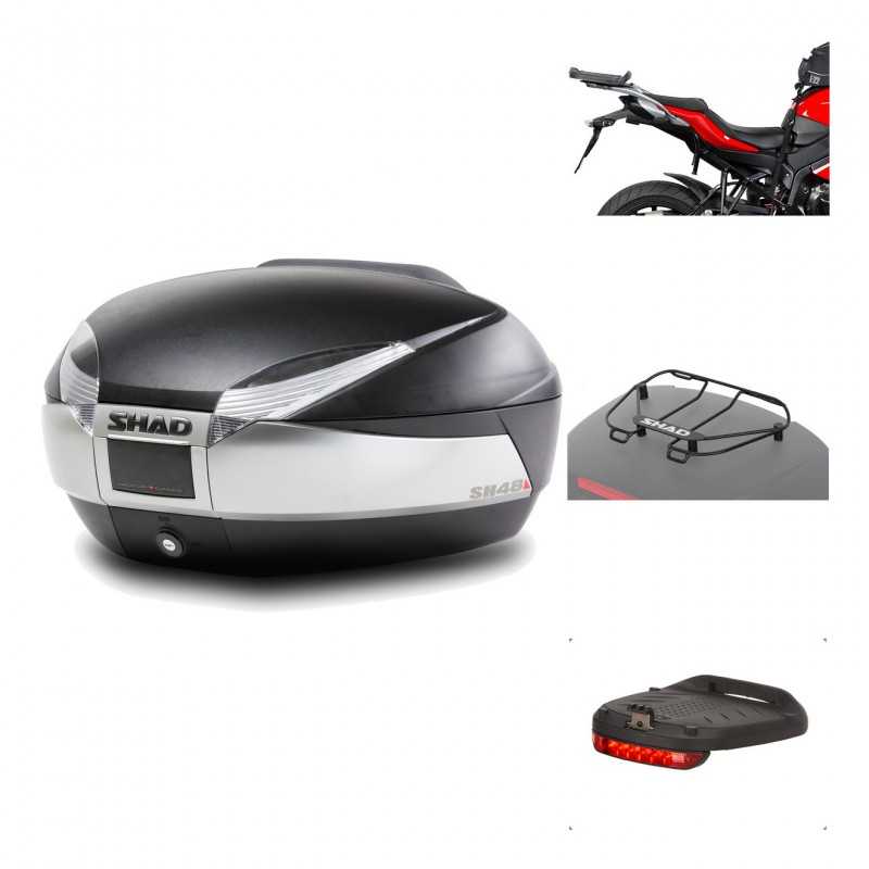 Rear trunk + mounting hardware + accessories  SH48 TITANIUM PREMIUM